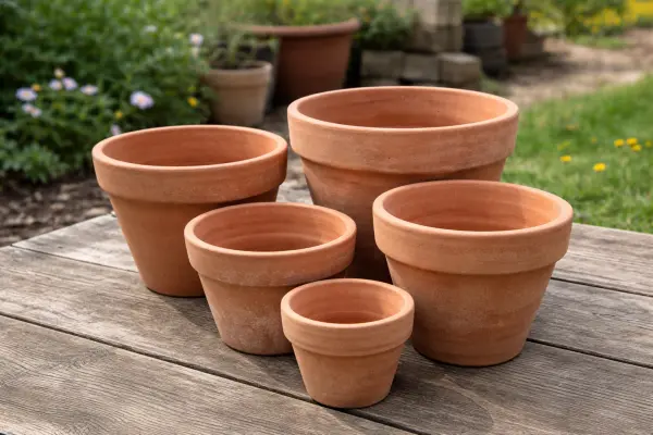 Terrakotta Blumentöpfe – verschiedene Größen